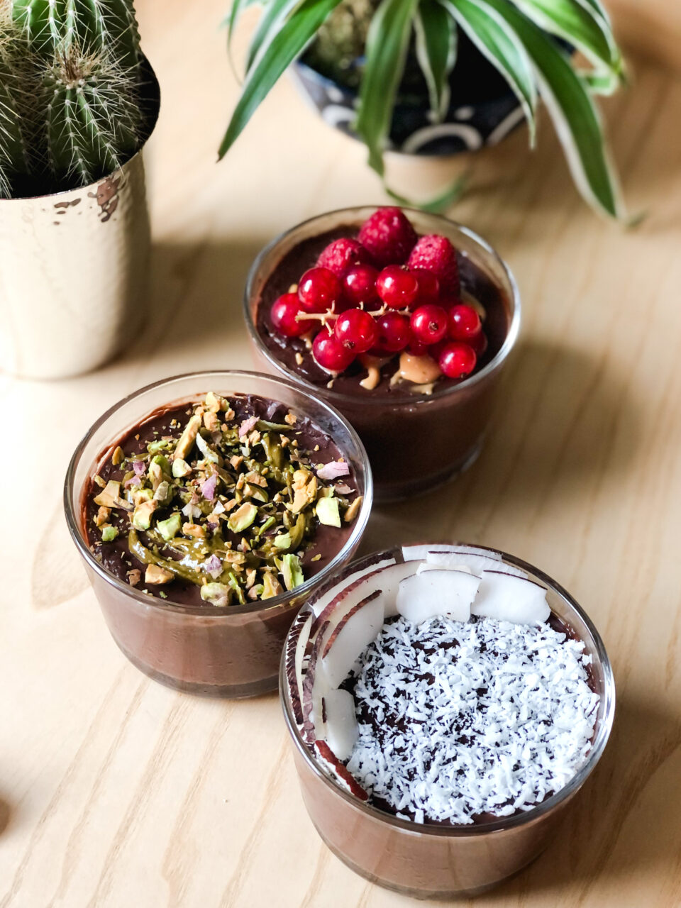 Budino al cioccolato vegano