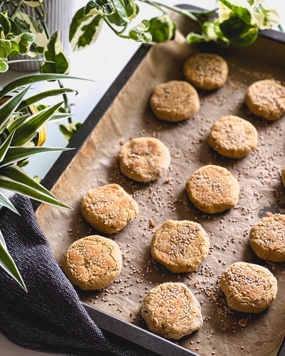 Polpette di ceci all'erba cipollina